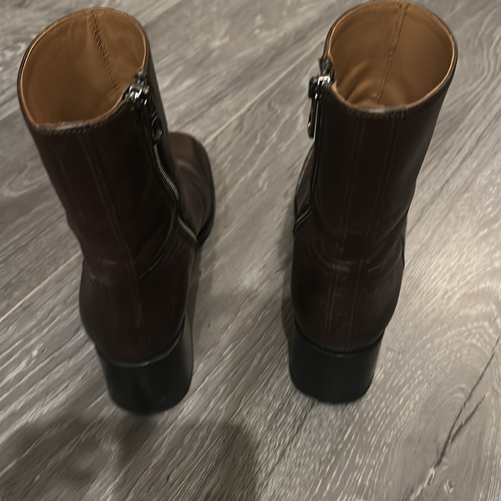 Brown Labucq Joan Ankle Boots, 38 - Picture 4 of 4